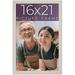 16X21 Frame Real Wood Picture Frame Width 0.75 Inches | Interior Frame Depth 0.5 Inches | Light Wood Traditional Photo Frame Complete With UV Acrylic Foam Board Backing & Hanging Hardware