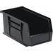 Quantum Storage Black Conductive ESD Plastic Storage Bins - 10.88 x 5.5 x 5 in.