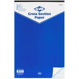 Cross Section Graph Paper Pad / 50 Sheet available in 4x4 8x8 or 10x10 Grid