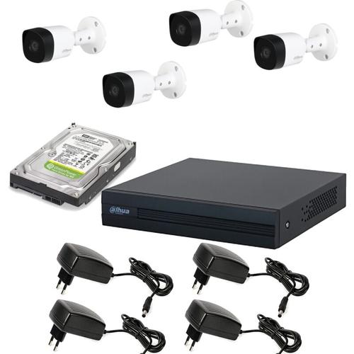 Kit telecamere Dahua 4 telecamere 2 mpx hd 500GB