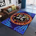 kiss band print carpet children's play room carpet living room bedroom non-slip carpet photography