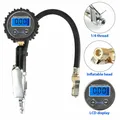 Digital Tire Inflator Pressure Gauge Air Compressor Pump LCD Display LED Backlight Vehicle Tester