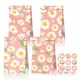 12Pcs/set Little Daisy Theme Party Paper Bags Candy Box Cake Gift Bags Baby Shower Birthday Favor