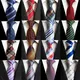 68 Colors NEW 8cm Tie for Man Silk Tie Luxury Striped Flower Business Neck Tie Suit Cravat Wedding