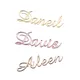 30pcs Personalized Engraved Acrylic Name Tag Wooden Name Place Name Card For Wedding Candly Box