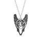 Retro Movie Supernatural Necklace Pentagram Pentacle Castiel Angel Wings Vintage Antique Silver
