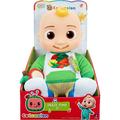 CoComelon Snack Time JJ Plush Doll - Features JJ Doll with Red Apple Plush - Plays Sounds Phrases and Clips of â€˜Yes Yes Vegetables Songâ€™ - Toys for Kids Toddlers and Preschoolers