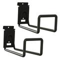 Hemoton 2 Pcs Bike Rack Wall Hooks Bike Wall Stand Holders Wall Mount Flip-Up Bike Storage Racks Hangers for Garage or House (Black)