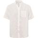 BRAX Herren Style Dan U Linen Garment DYE Herrenhemd aus sommerlichem Leinen mit Button Down Kragen Hemd, White, M