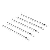 5PCS Body Piercing Needles 18G 1.0mm Gauge Sterilized Surgical Steel In Sterilizer Bag For Ear Nose Lip Navel Belly Tongue Nipple Eyebrow Labret Piercing Tool Supply