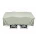 Two Dogs 96" Square Table Set Cover