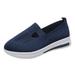 dmqupv Shoes for Women Sneakers women s Fashion Lace Up Comfortable Casual Tennis Sneakers Blue 39