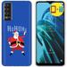 TalkingCase Slim Phone Case Compatible for TCL Stylus 5G 2022 Santa Print w/ Glass Screen Protector Light Weight Flexible Soft USA