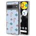 TalkingCase Slim Phone Case Compatible for Google Pixel 7 6.3 Candy Cane Print w/ Glass Screen Protector Light Weight Flexible Soft USA