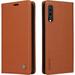 Case for Samsung Galaxy A71 5G PU Leather Wallet Case Cover Samsung Galaxy A71 5G Flip Folio Case with Card Holders Magnetic Phone Case Compatible with Samsung Galaxy A71 5G Yellow Brown