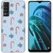TalkingCase Slim Phone Case Compatible for TCL Stylus 5G 2022 Candy Cane Print Light Weight Flexible Soft USA