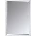 La Pastiche by overstockArt Moderne Blanc Framed Mirror, 38.75" x 26.75" - 38.75x26.75