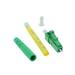 ACCL LC/APC Siglemode Simplex Connector 2.0mm Green (10pack) 1 Pack