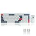 Dpisuuk Wireless Keyboard and Mouse Combo Rechargeable Full-Sized 105 Keys Computer Keyboards Mouse Set for Laptop PC Desktop Bluetooth and 2.4G Connection