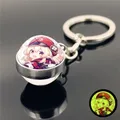 Pendentif clé Shoous Impact Ganyu Venti Klee Albedo Xiao Hutao Keqing Mona boule de verre