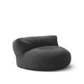 Lumaland Sitzsack-Sofa Interior Line 320l - 90 x 50 cm - Dunkelgrau