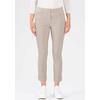 3/4-Hose STEHMANN "Igor", Damen, Gr. 42, N-Gr, weiß (kalk), Web, Obermaterial: 72% Viskose, 25% Polyamid, 3% Elasthan, casual, figurbetont 3/4-Länge, Hosen, in Größen 32 bis 52, aus Viskose mit Stretch