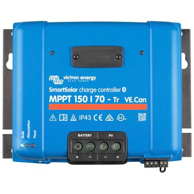 Solarladeregler VICTRON ENERGY "MPPT Victron SmartSolar 150/70-MC4 VE.Can", bunt (schwarz, blau), B:21,5cm H:25cm T:9,5cm, Spannungsregler, Leistung maximal in Watt: 1000 / 2000 / 3000 / 4000