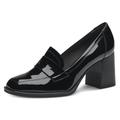 Pumps TAMARIS Gr. 38, schwarz (schwarz glänzend) Damen Schuhe Pumps