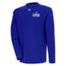 Men's Antigua Royal LA Clippers Flier Bunker Pullover Sweatshirt