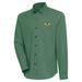 Men's Antigua Hunter Green Milwaukee Bucks Compression Button-Down Shirt