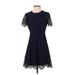 Madewell Casual Dress - A-Line: Blue Dresses - Women's Size 2