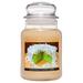 A Cheerful Candle LLC Coconut Layer Cake Scented Jar Candle Paraffin in Brown/White | 7 H x 4 W x 4 D in | Wayfair CC193