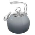 Chantal Whistling Classic Tea Kettle, 1.8 Quart, Fade Enameled, Steel in Gray | 7.5 H x 7 W x 8.5 D in | Wayfair 37-18S-OM FG