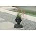 Hi-Line Gift Ltd. Angels & Cherubs Fiber Clay Garden Statue in Gray | 20 H x 8.25 W x 7.5 D in | Wayfair 77132-A