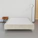 Spinal Solution 14-Inch Premium Velvet Acrylic Material Wood Bed Frame, Comfortable Foundation w/ Acrylic Legs Upholstered/Velvet in Brown | Wayfair