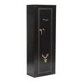American Furniture Classics Woodmark Metal Cabinet Gun Safe w/ Key Lock in Black | 55 H x 27.47 W x 11 D in | Wayfair 910