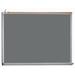 AARCO Architectural High Performance Magnetic Wall Mounted Chalkboard Porcelain/Metal in Blue/Brown | 48 H x 72 W x 0.5 D in | Wayfair