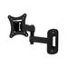 Rebrilliant Lashaune Multi Position TV Wall Mount for screens up to 25" in Black | 7.28 H x 7.01 W in | Wayfair 3807B877505541A7BF326CBC08CE9EAC