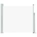 Arlmont & Co. Arek 39.4" H x 118.1" W Polyester Retractable Side Awning in White | 39.4 H x 118.1 W x 0.3 D in | Wayfair