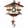 Black Forest Cuckoo Wall Clock Wood in Black/Brown/Green | 5 H x 6.75 W x 4.5 D in | Wayfair 18320SQ