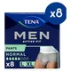 TENA Men Active Fit Incontinence Pants Normal Grey Size Large/Extra Large 4 packs of 8 bundle