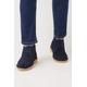 Mens Navy Suede Desert Boots