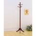 Wildon Home® Granite Falls Coat Rack w/ Twist in Cherry Wood in Brown | 71.5 H x 19.5 W x 19.5 D in | Wayfair 4169