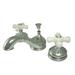 Elements of Design Widespread Bathroom Faucet w/ Double Porcelain Cross Handles in Gray | 3.5 H in | Wayfair ES1161PX