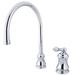 Elements of Design Restoration Single Handle Kitchen Faucet, Ceramic in Gray | Wayfair ES3811ALLS