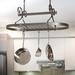 Enclume Decor Oval Hanging Pot Rack Steel in Gray | 18 H x 32 W x 15 D in | Wayfair DR1KD HS