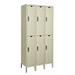 Hallowell DigiTech 2 Tier 3 Wide Locker Metal in White | 78 H x 36 W x 12 D in | Wayfair UEL3228-2PT