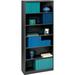 HON Brigade Standard Bookcase in Black | 81.13 H x 34.5 W x 12.63 D in | Wayfair HS82ABC.P