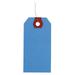 ZORO SELECT 4WKY6 1-3/8" x 2-3/4" Blue Paper Wire Tag, Includes 12" Wire, Pk1000
