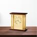 Howard Miller® Carlton Table Clock Metal in Brown/Red/Yellow | 8.75 H x 9 W x 3.75 D in | Wayfair 645391